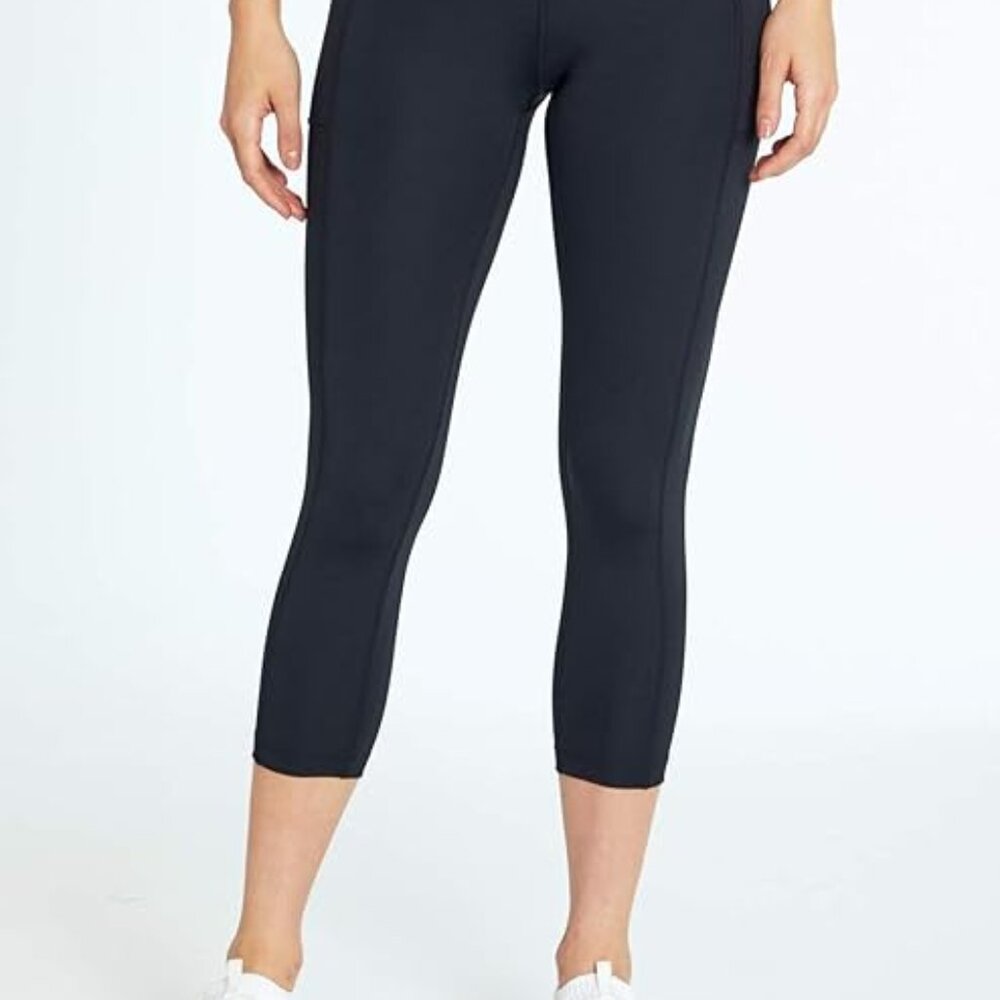 BALLY Total Fitness High Rise Pocket Mid-Calf BLACK Legging SZ S**NEW! - Picture 3 of 6